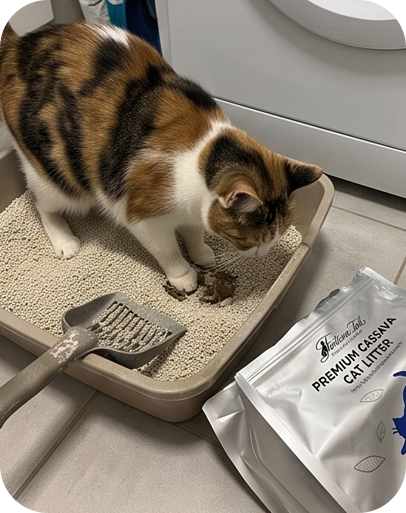 Premium Cassava Cat Litter