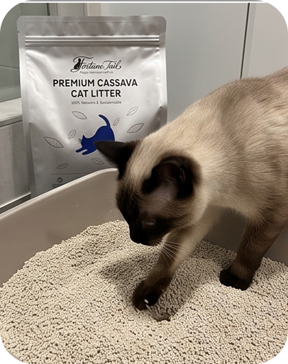 Premium Cassava Cat Litter