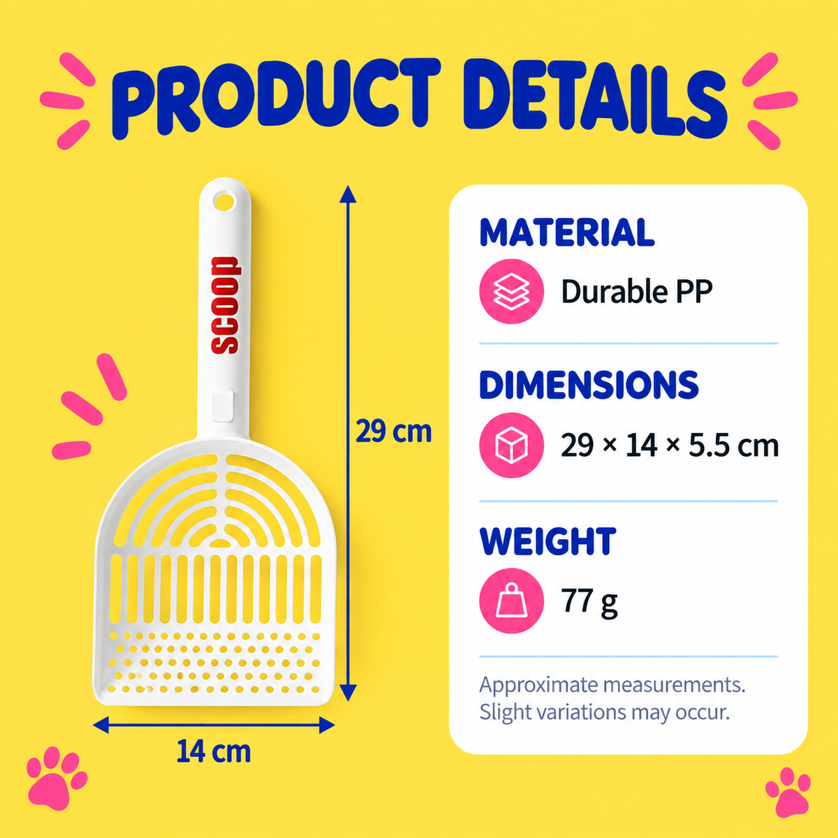 Fortune Tail Cat Litter Scoop