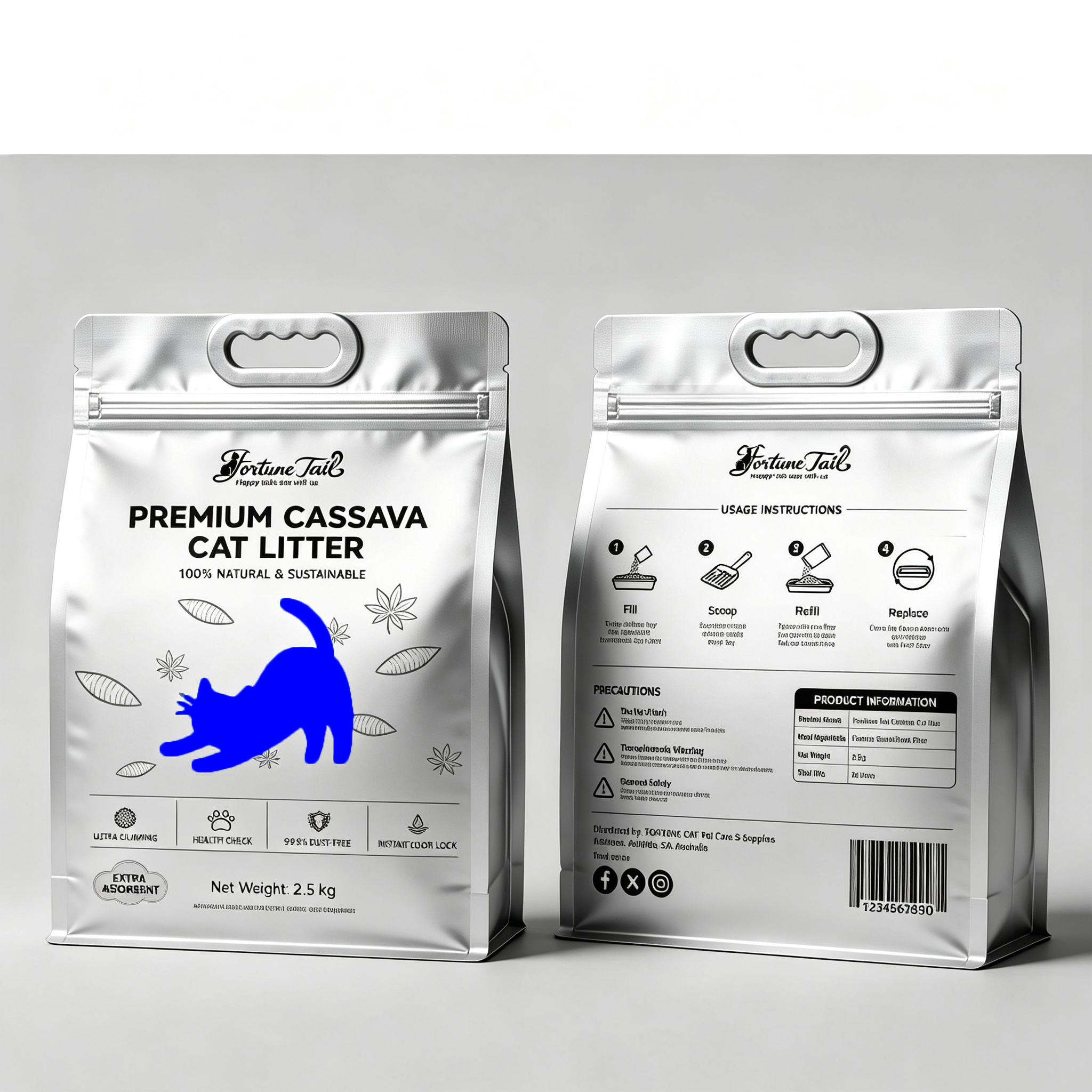 Fortune Tail Premium Cassava Cat Litter